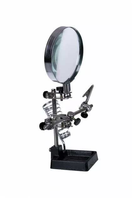Держатель плат с увеличительным стеклом 3x 90 мм Magnifier 16129 - фото 3