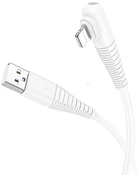 Кабель Borofone BX105 Corriente USB-A - Lightning 12w 2.4a 1м cable White - миниатюра 2 Кабель Borofone BX105 Corriente USB-A - Lightning 12w 2.4a 1м cable White - миниатюра 2