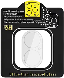 Защитное стекло Epik Full Block на камеру для Apple iPhone 16, 16 Plus Transparent (тех.пак) - фото Защитное стекло Epik Full Block на камеру для Apple iPhone 16, 16 Plus Transparent (тех.пак)