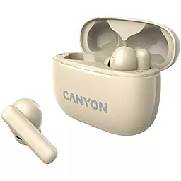Навушники Canyon OnGo TWS-10 Beige (CNS-TWS10BG) - мініатюра 4