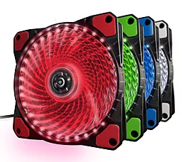 Система охолодження Frime Iris LED Fan 33LED Red (FLF-HB120R33)