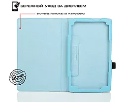 Чехол для планшета BeCover Slimbook case Asus Z380 ZenPad 8 Blue (700586) - миниатюра 3