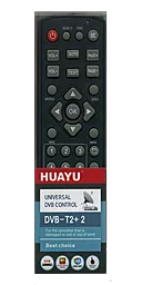 Пульт універсальний Huayu DVB-T2+  для приставок T2 - мініатюра 2
