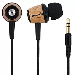 Наушники Awei ES-Q5 Wood - фото Наушники Awei ES-Q5 Wood
