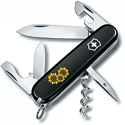 Мультитул Victorinox Spartan Ukraine (1.3603.3_T1340u) Black Подсолнечники - фото Мультитул Victorinox Spartan Ukraine (1.3603.3_T1340u) Black Подсолнечники