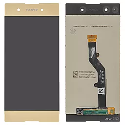 Дисплей Sony Xperia XA1 Plus (G3412, G3416, G3421, G3423, G3426) с тачскрином, оригинал, Gold