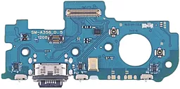 Нижняя плата Samsung Galaxy A35 A356 с разъемом зарядки и микрофоном - фото Нижняя плата Samsung Galaxy A35 A356 с разъемом зарядки и микрофоном