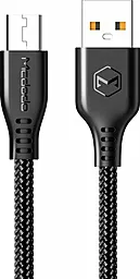 Кабель McDodo Warrior Series USB-A - micro USB 12w 2.4a 1м cable Black (CA-5160)