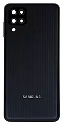 Задняя крышка корпуса Samsung Galaxy M12 M127 со стеклом камеры Black