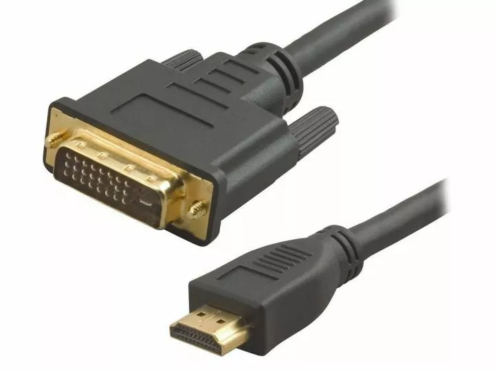 Відеокабель NICHOSI HDMI > DVI (24+1) 1.5м., M/M