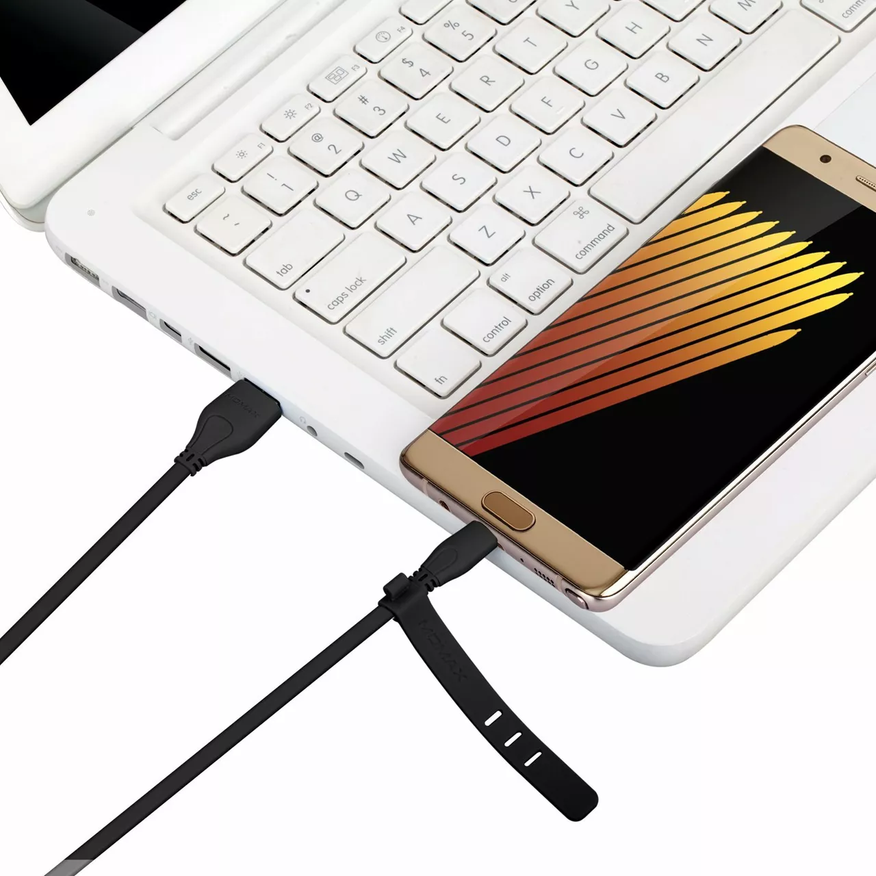 Кабель Momax Go Link USB-A - Type-C 12w 2.4a 1м cable Black (DTA7D) - фото 5