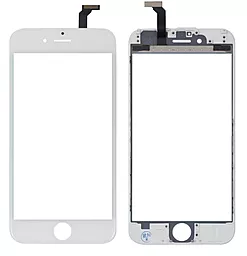 Сенсор (тачскрин) Apple iPhone 6 с рамкой, White - фото Сенсор (тачскрин) Apple iPhone 6 с рамкой, White
