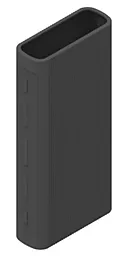 Силіконовий чохол для Xiaomi Mi Power bank 2C 20000mAh / 3 20000 (PLM18ZM) Black