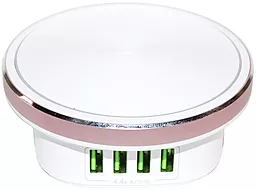 Сетевое зарядное устройство ColorWay 22w 4xUSB-A ports charge white (CW-CHL44A) - фото Сетевое зарядное устройство ColorWay 22w 4xUSB-A ports charge white (CW-CHL44A)