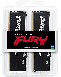 Оперативна пам'ять Kingston Fury 64 GB (2x32GB) DDR5 6000 MHz Beast RGB (KF560C40BBAK2-64) - мініатюра 4