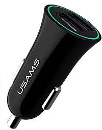 Автомобільний зарядний пристрій Usams US-CC013 2USB 2.1А Black