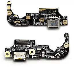 Нижняя плата Asus ZenFone 3 (ZE520KL) c разъемом зарядки и микрофоном