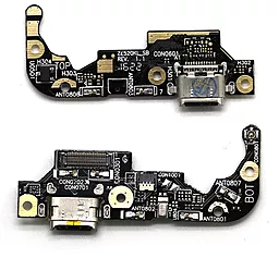 Нижняя плата Asus ZenFone 3 (ZE520KL) c разъемом зарядки и микрофоном - фото Нижняя плата Asus ZenFone 3 (ZE520KL) c разъемом зарядки и микрофоном