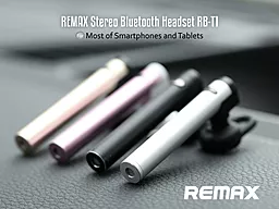 Блютуз гарнитура Remax RB-T1 Lite Black - миниатюра 9
