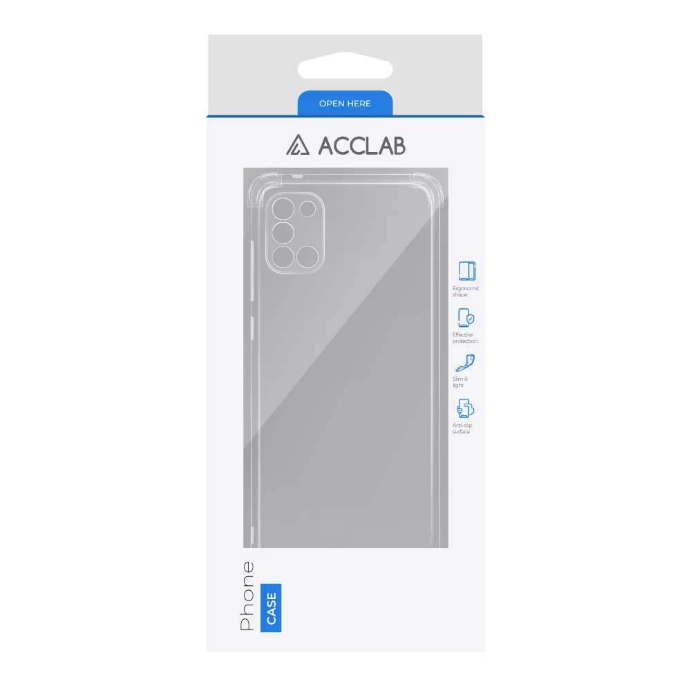 Чехол ACCLAB Shockproof для Samsung Galaxy A31 Transparent - фото 2