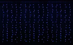 Гірлянда DeLux Curtain С 256LED 3х2 м, 220V Blue (90017996) - фото Гірлянда DeLux Curtain С 256LED 3х2 м, 220V Blue (90017996)