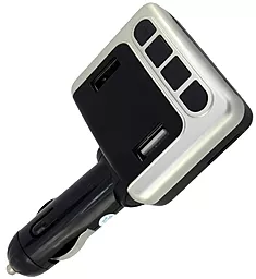 Автомобільний зарядний пристрій з FM трансмітером Allison BT-05 14w 2xUSB-A ports car charger black