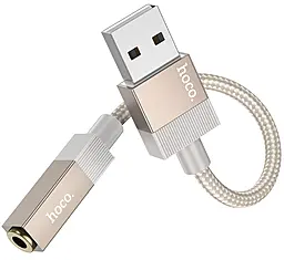 Внешняя звуковая карта UPA32D M-F USB -> AUX 3.5 mm золотистый