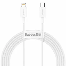 USB PD Кабель Baseus Superior 20W 2M USB Type-C - Lightning Cable White (CATLYS-C02)