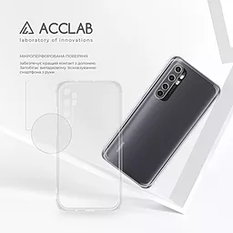 Чехол ACCLAB Shockproof для Xiaomi Mi Note 10 Lite  Transparent - миниатюра 5