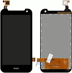 Дисплей HTC Desire 310 (D310n) (128x63.5) з тачскріном, Black