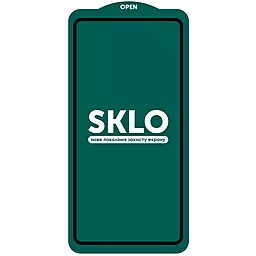 Защитное стекло SKLO 5D Full Glue для Realme 7 Pro Black