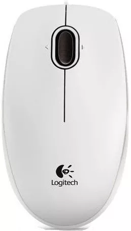 Комп'ютерна мишка Logitech B100 (910-003360) White - фото 1