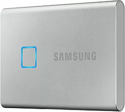 Накопичувач SSD Samsung Portable T7 TOUCH 500 GB (MU-PC500S/WW) Silver - мініатюра 2