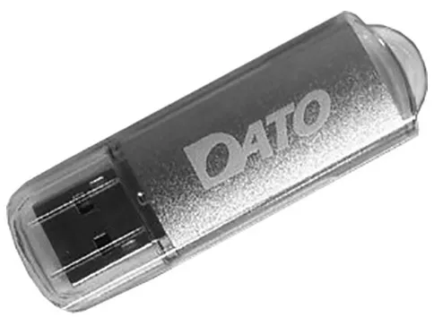 Флешка Dato DS7012 4Gb Silver - фото 1