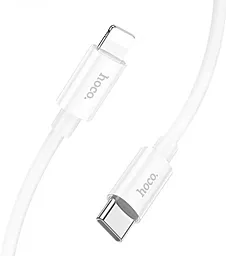 Кабель USB PD Hoco X87 Magic Silicone 20W USB Type-C - Lightning Cable White