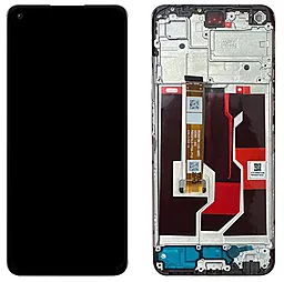 Дисплей Oppo A96 4G с тачскрином и рамкой, Black - фото Дисплей Oppo A96 4G с тачскрином и рамкой, Black