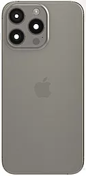 Задня кришка корпусу Apple iPhone 15 Pro з корпусною рамкою та бездротовою зарядкою, Original Natural Titanium