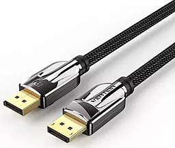 Видеокабель DisplayPort - DisplayPort v1.4 8k 60hz 1m black (HCABF) Vention - фото Видеокабель DisplayPort - DisplayPort v1.4 8k 60hz 1m black (HCABF) Vention