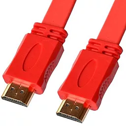Видеокабель HDMI v.1.4 5m Красный 1TOUCH - фото Видеокабель HDMI v.1.4 5m Красный 1TOUCH