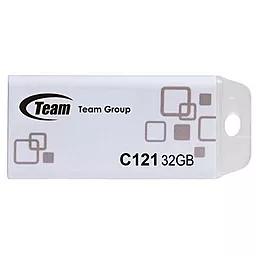 Флешка Team 32 Гбайт, C121 White (TC121532GW01), пластик, белый, USB 2.0 - фото Флешка Team 32 Гбайт, C121 White (TC121532GW01), пластик, белый, USB 2.0
