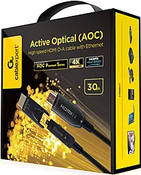 Видеокабель Cablexpert (AOC) HDMI - HDMI/mini HDMI v2.0 4k 60hz 30m black (CCBP-HDMID-(AOC)-30M) - миниатюра 2
