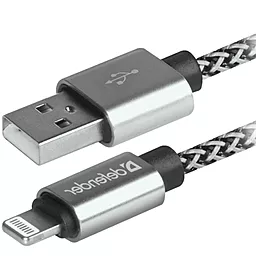 Кабель Defender ACH01-03T PRO USB-A - Lightning 10.5w 1м cable White - фото Кабель Defender ACH01-03T PRO USB-A - Lightning 10.5w 1м cable White