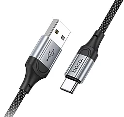 Кабель USB Hoco X102 Fresh 18w 3a USB Type-C cable black - миниатюра 6
