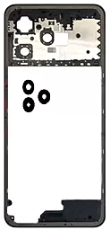 Рамка корпусу Realme C53 зі склом камери Mighty Black