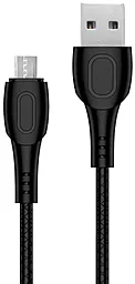 Кабель Walker C325 USB-A - micro USB 12w 2.4a 1м cable Black