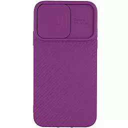 Чехол Epik Camshield Square Apple iPhone X, iPhone XS Purple - миниатюра 2