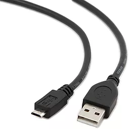 Кабель USB Cablexpert Premium 1.8M micro USB Cable Black (CCP-mUSB2-AMBM-6) - миниатюра 2