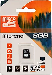 Карта пам'яті Mibrand microSDHC 8Gb Class 6 (MICDC6/8GB) - фото Карта пам'яті Mibrand microSDHC 8Gb Class 6 (MICDC6/8GB)