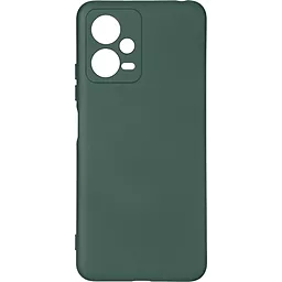 Чохол 1TOUCH Silicone Case Camera (no logo) для Xiaomi Redmi Note 12 5G/Poco X5 5G Dark Green