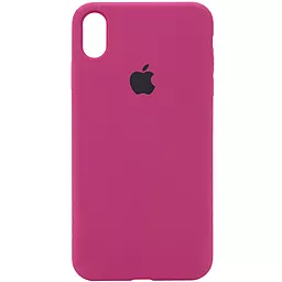 Чехол Silicone Case Full для Apple iPhone X, iPhone XS Maroon